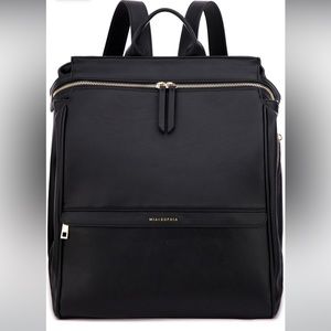 Mia + sophia black Sophia diaper bag.